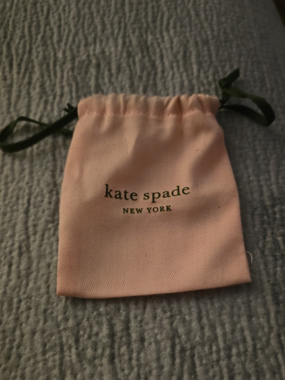 kate spade Pink Drawstring Jewelry Pouch